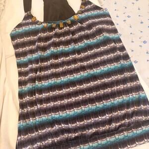 Womens vintage y2k striped racerback